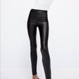 LIKE NEW Zara Leather Pants